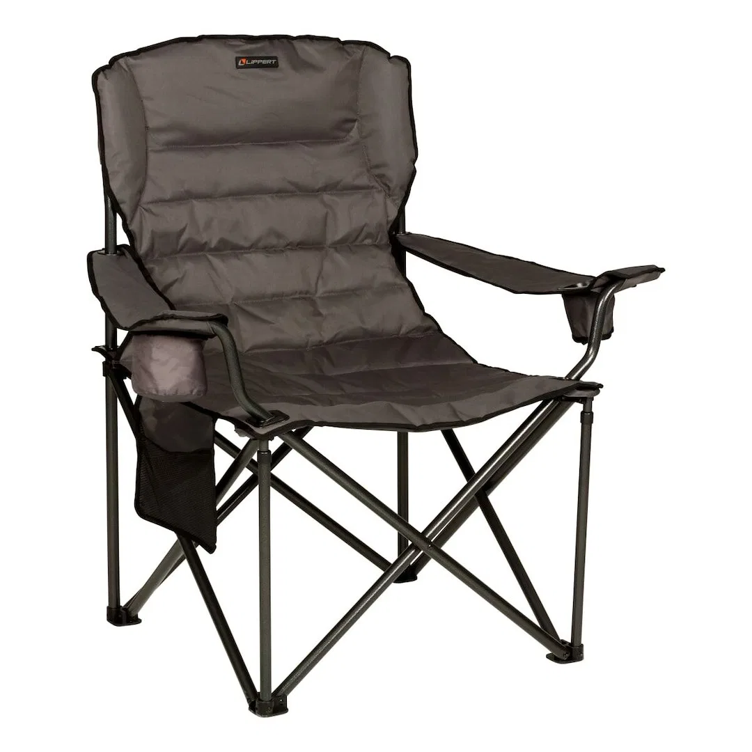 2022114828 – LIPPERT COMP Camping Chair, Camp Chair 38-1/2 Inch Length x 26 Inch Height x 42 Inch Depth 500 Pound Wei...